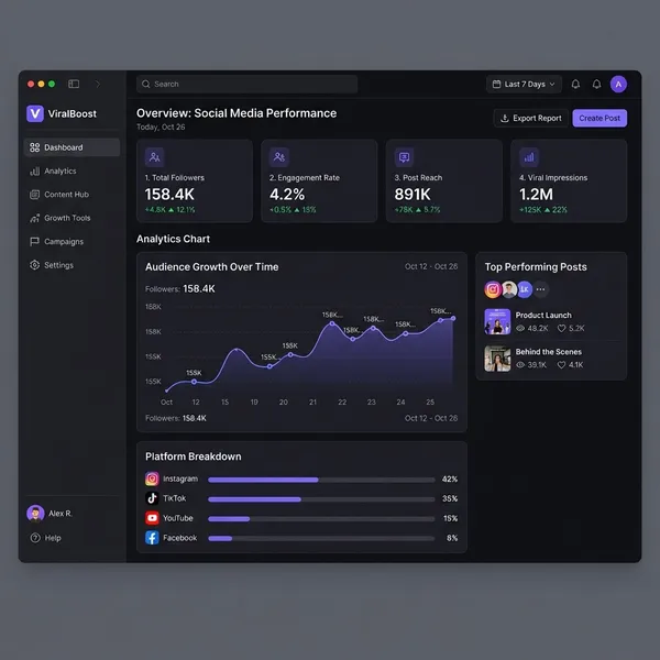 ViralBoost screenshot